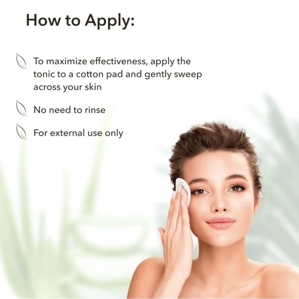 ECOLATIẼR Facial Tonic Intense Hydration Formula with Organic Aloe Vera